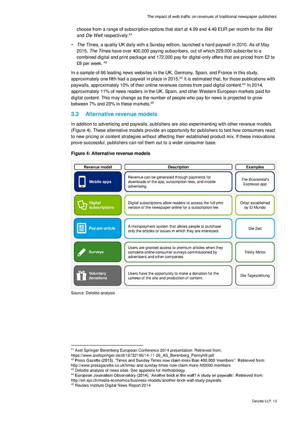 The impact of web traffic on revenues of traditional newspaper publishers - Page 20