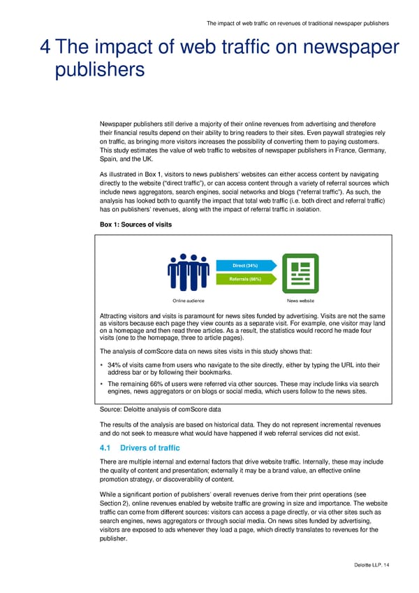 The impact of web traffic on revenues of traditional newspaper publishers - Page 22