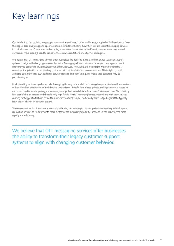 Digital transformation for telecom operators - Page 9