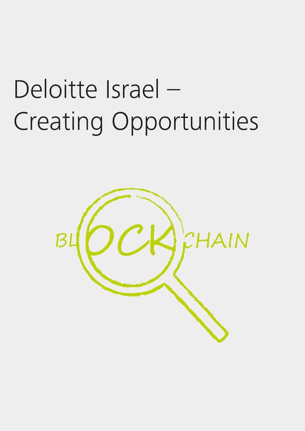 Israel: A Hotspot for Blockchain Innovation - Page 25